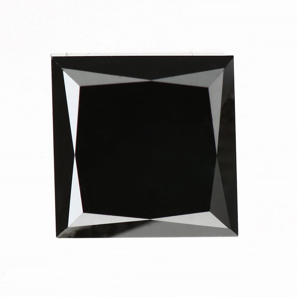 Princess Cut Black diamond