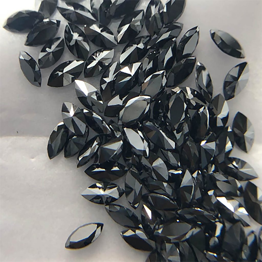 Marquise Black Diamonds