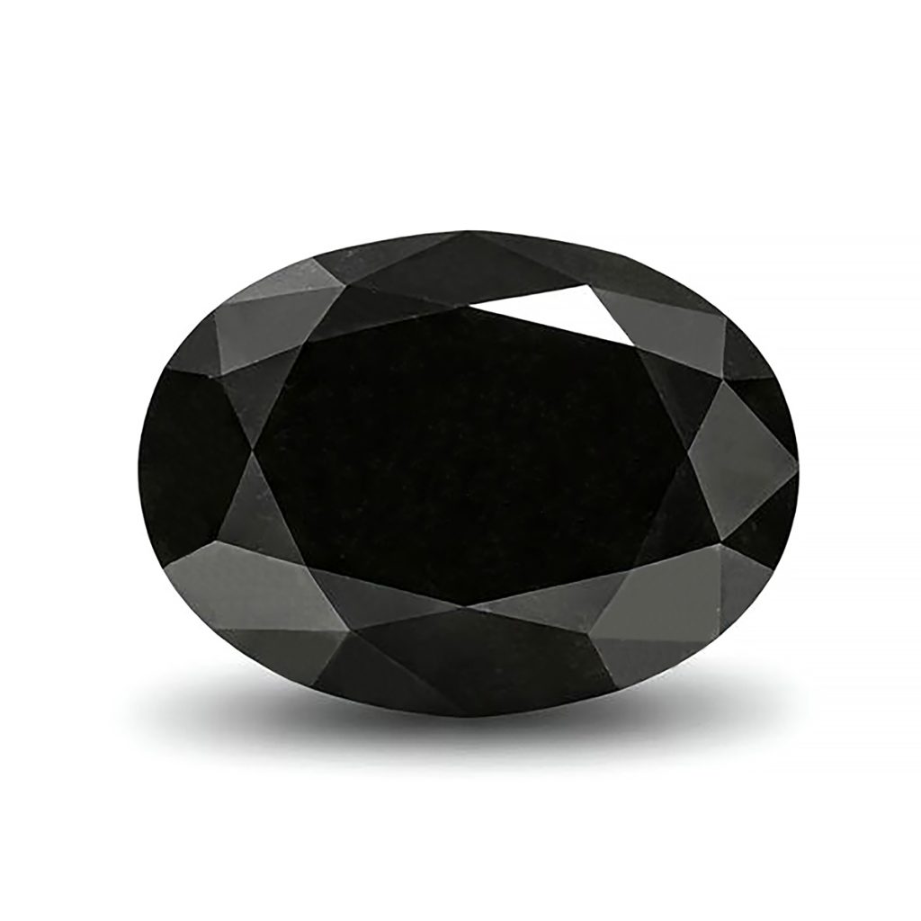 Oval shape Black Diamond