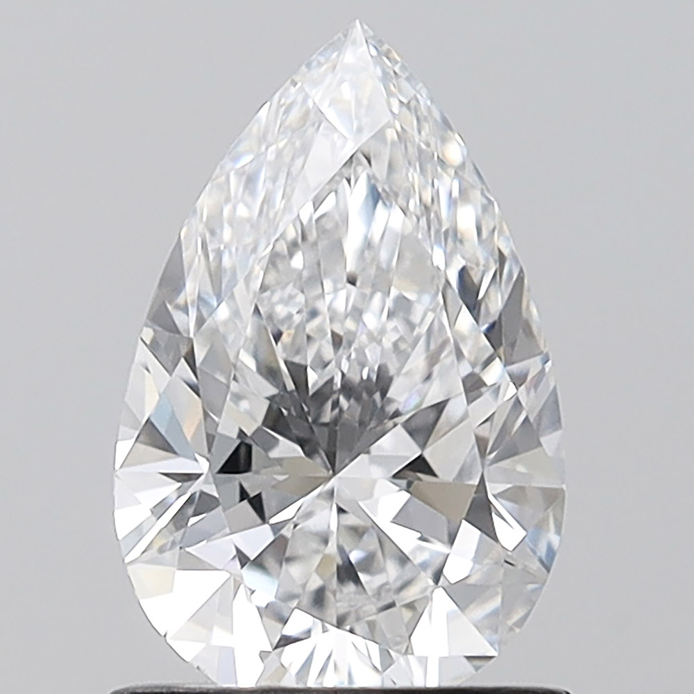 1.02 CT pear lab grown diamond - D color VS1 clarity Engagement ring