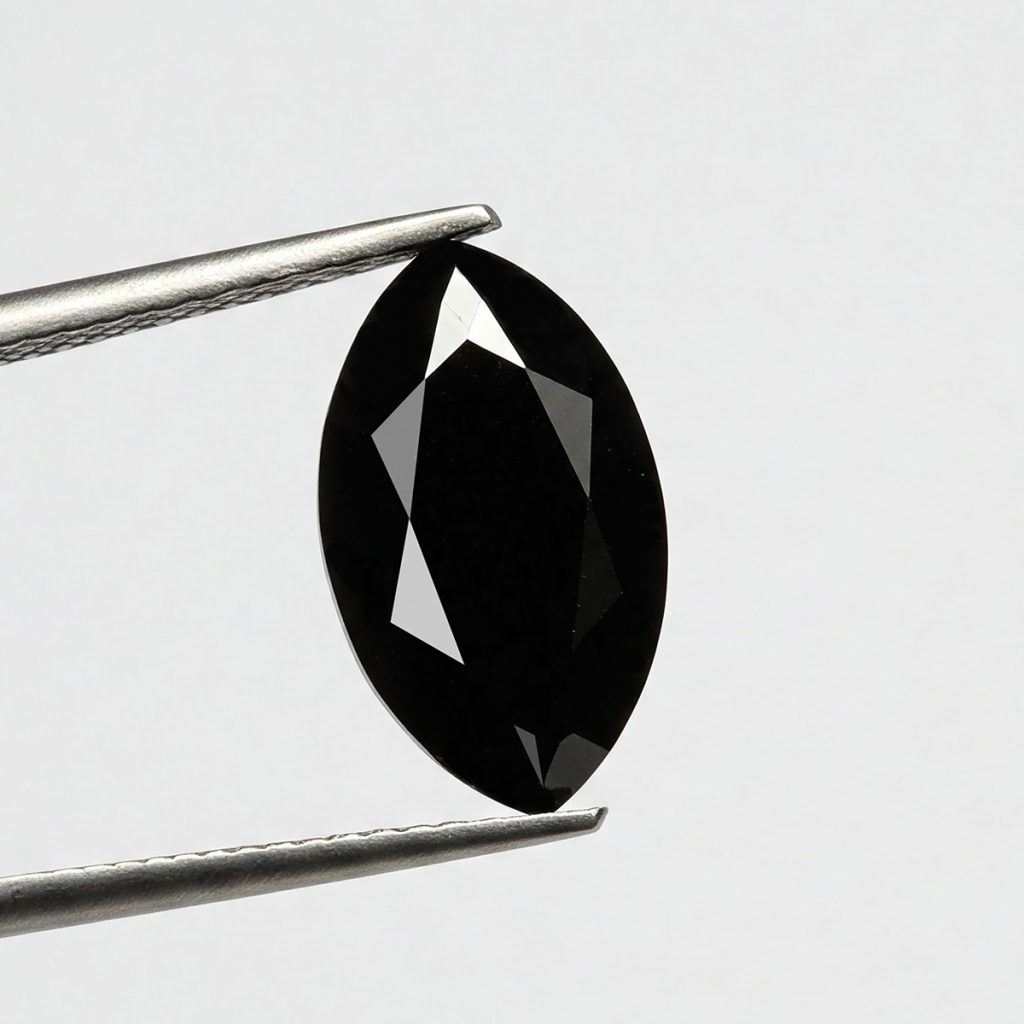 marquise Shape Black Diamond
