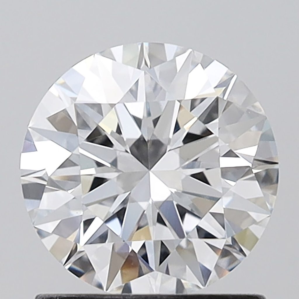 Round shape lab grown diamond