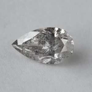 Pear shape salt and pepper Diamond