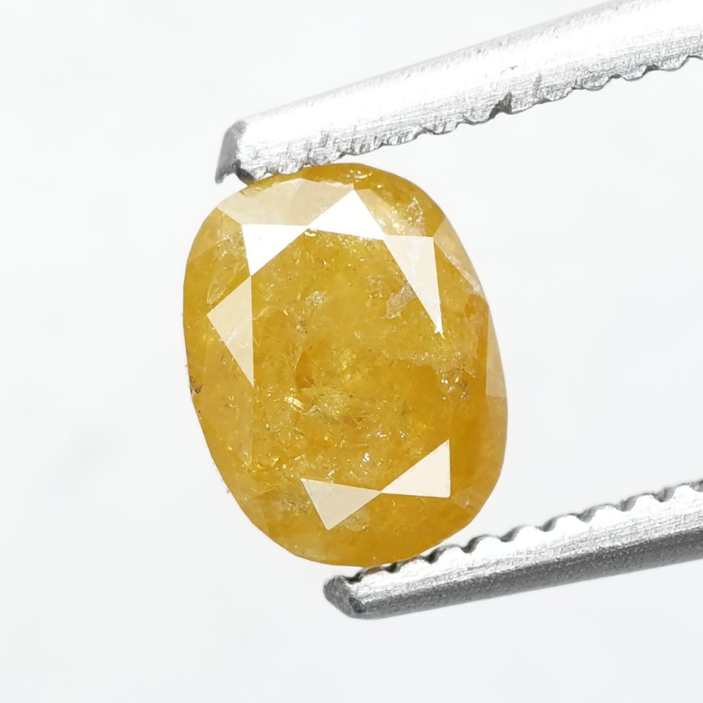 Oval Shape Rustic Diamond