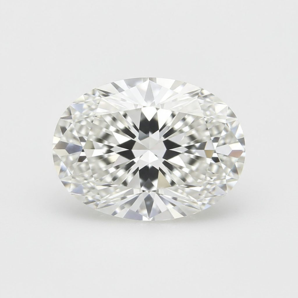 oval lab grown diamond
