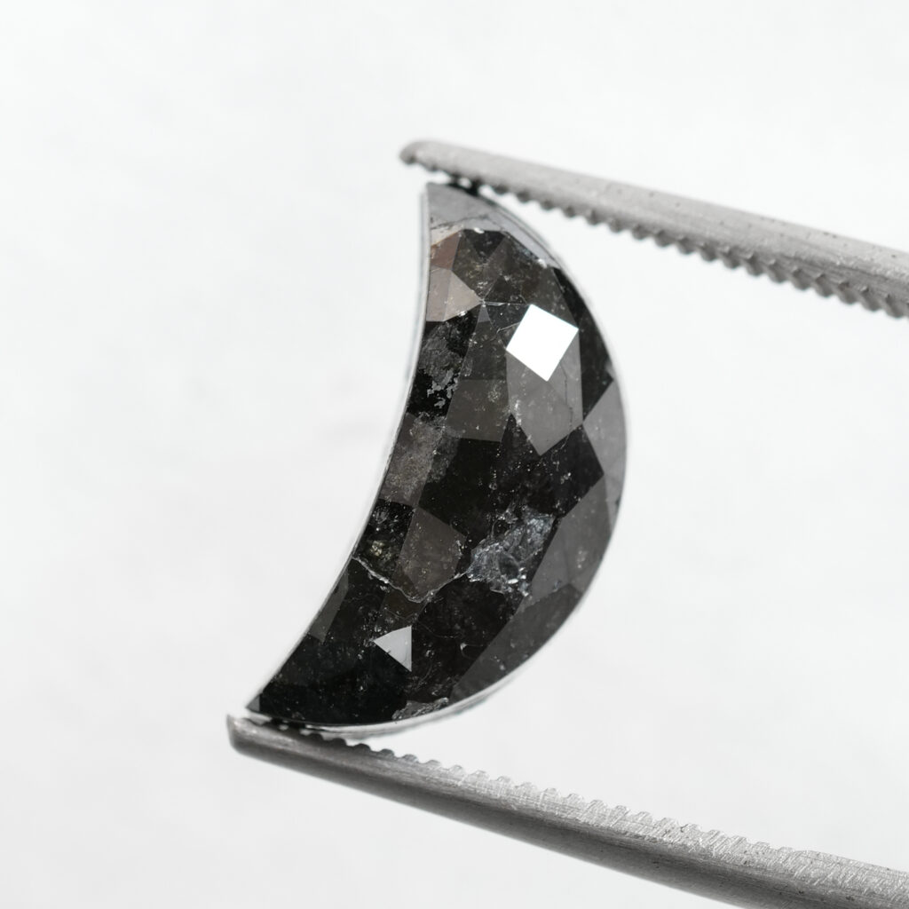 Half moon shape Black Diamond