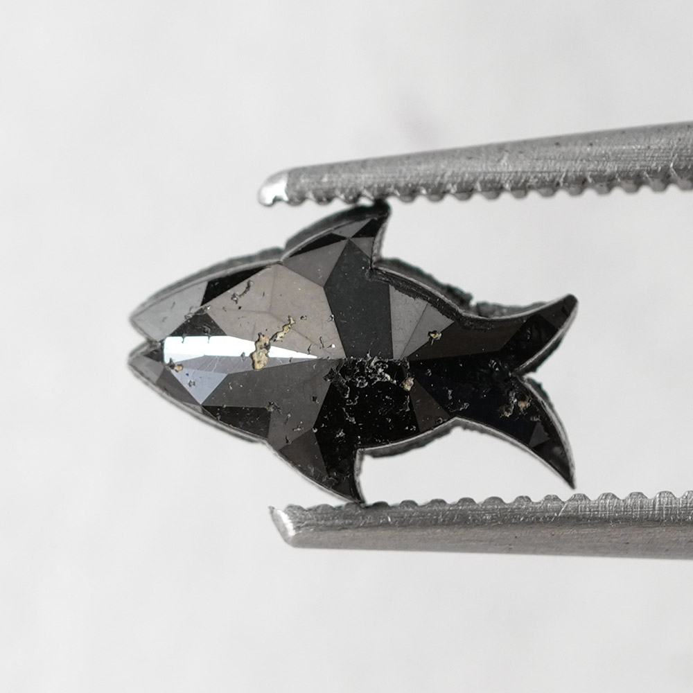 Fish shape Black Diamond