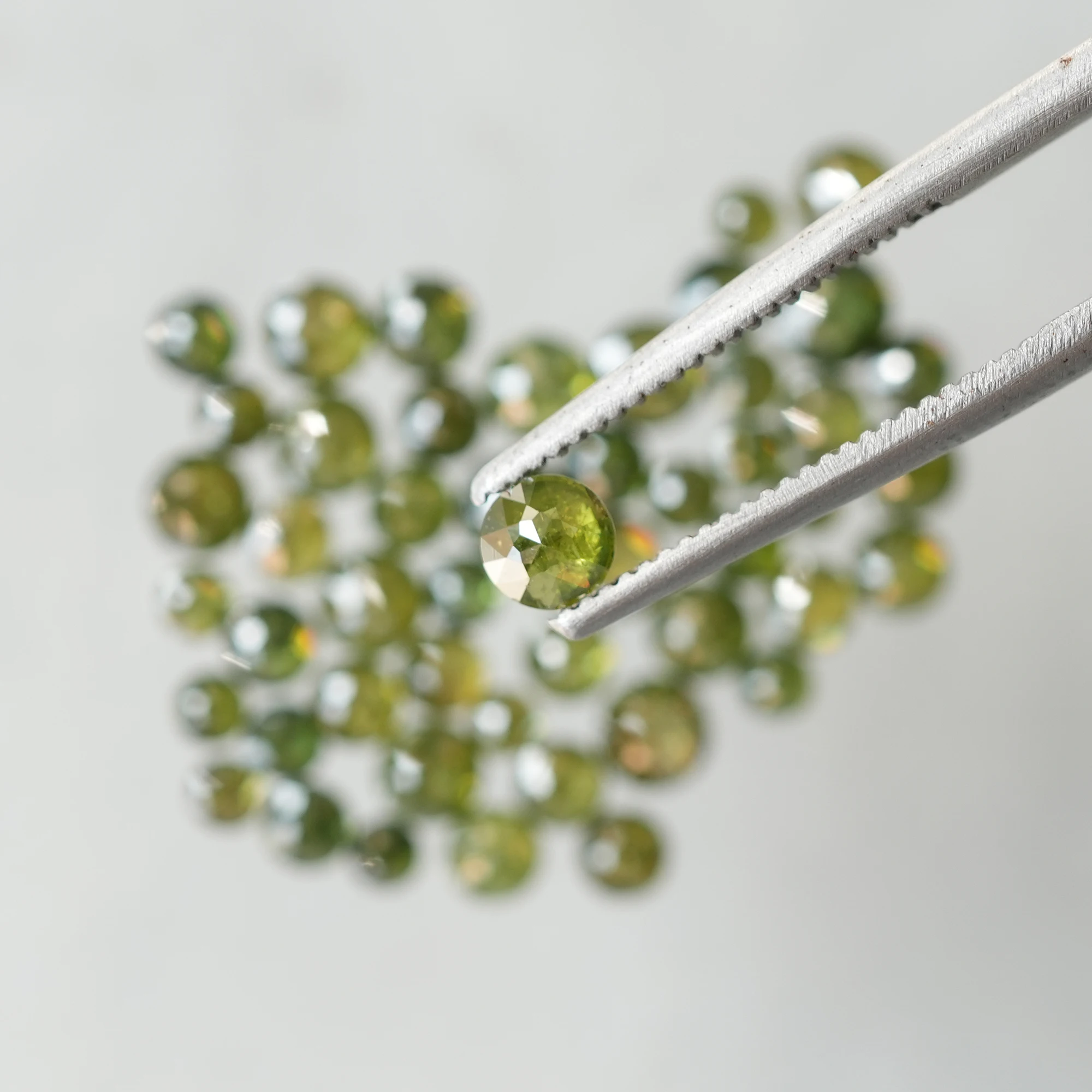 1.50 MM TO 3.00 MM Green color Natural loose Diamonds | Round Rose cut Green color Rustic Diamonds - Image 4