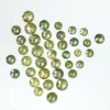 2.50 MM TO 3.50 MM Natural loose Round rose cut green Diamonds
