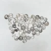 Natural loose Round Rose cut Salt and Pepper Diamonds